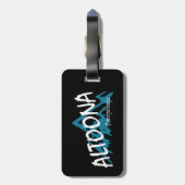 Étiquette À Bagage Altoona Pennsylvanie (Dos Vertical)