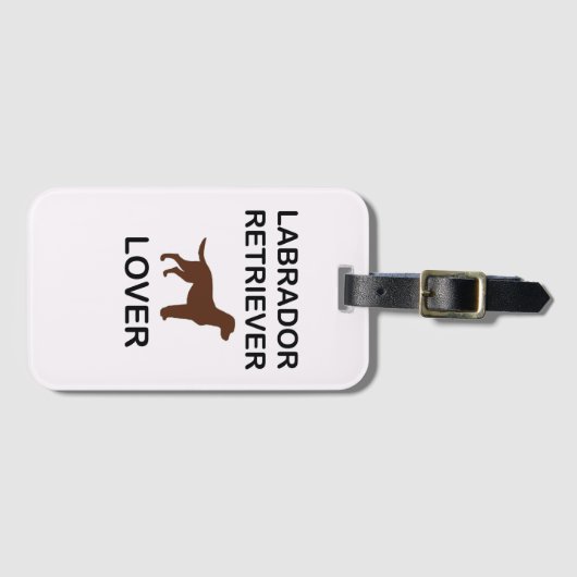 Étiquette À Bagage amant de laboratoire de chocolat (Devant Horizontal)