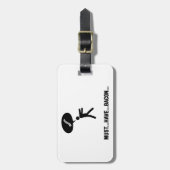 Étiquette À Bagage Amant de lard (Devant Vertical)