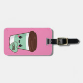 Étiquette À Bagage Amant d'Emoji de café (Devant horizontal)