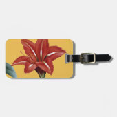 Étiquette À Bagage Amaryllis barrée (Devant horizontal)