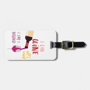 Étiquette À Bagage amateur de vin, éditable