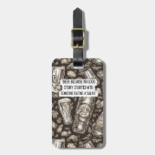 Étiquette À Bagage amateurs de bière éditable (Devant Vertical)