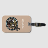 Étiquette À Bagage Amateurs de Ramen japonais mignon (Devant Horizontal)