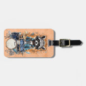 Étiquette À Bagage amateurs de tambours (Devant horizontal)