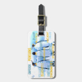 Étiquette À Bagage Amazing Empereur Penguin (Devant Vertical)