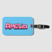 Étiquette À Bagage Amelia (Devant Horizontal)