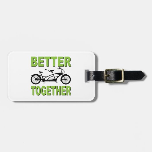 Étiquette À Bagage Améliorez ensemble (Devant horizontal)