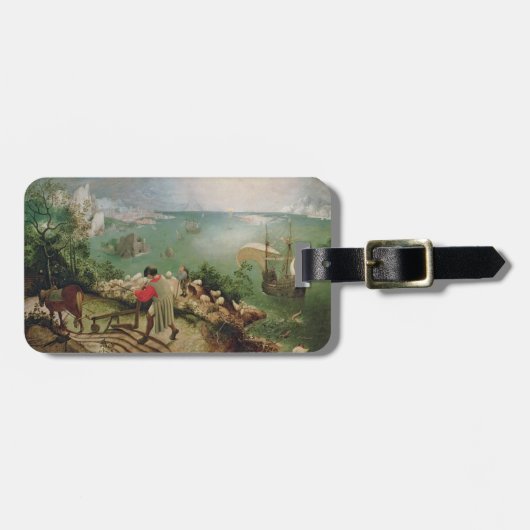 Étiquette À Bagage Aménagez en parc avec l'automne d'Icare, c.1555 (Devant horizontal)
