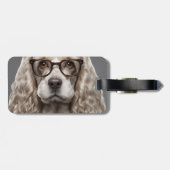 Étiquette À Bagage American Cocker Spaniel (Dos horizontal)