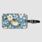 Étiquette À Bagage American Goldfinch William Morris Inspired (Devant Horizontal)