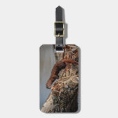 Étiquette À Bagage American Mink (Devant Vertical)