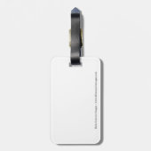 Étiquette À Bagage American Mink (Dos Vertical)