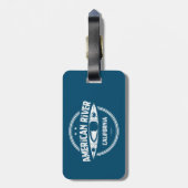 Étiquette À Bagage American River California Kayak (Dos Vertical)