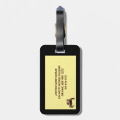 Étiquette À Bagage American Toad (Dos Vertical)