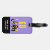 Étiquette À Bagage AMIS™ | Aller long devis (Dos horizontal)