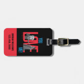 Étiquette À Bagage AMIS™ | Citation You Love Me (Devant horizontal)