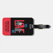 Étiquette À Bagage AMIS™ | Citation You Love Me (Dos horizontal)