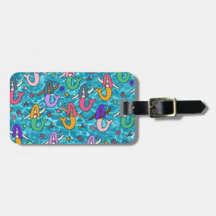 Étiquette À Bagage Amis de Mermaid