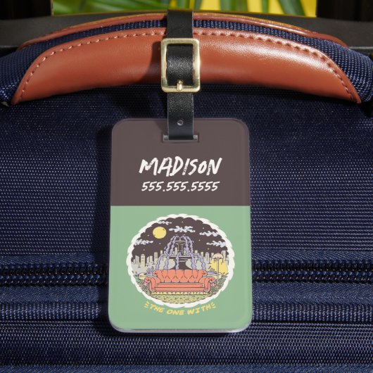 Étiquette À Bagage AMIS™ | Fontaine de dessin (Insitu Rectoal 2)