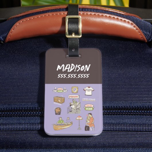 Étiquette À Bagage AMIS™ | Icônes de dessin (Insitu Rectoal 2)