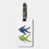 Étiquette À Bagage Amis Raisin (Dos Vertical)