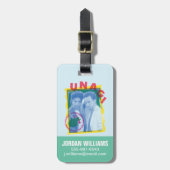 Étiquette À Bagage AMIS™ | Ross & Chandler - Unagi (Devant Vertical)