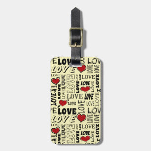 Étiquette À Bagage Amour