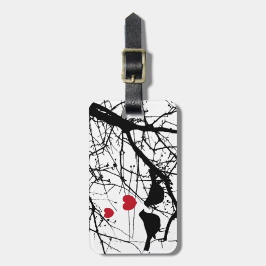 Étiquette À Bagage Amour (Devant Vertical)