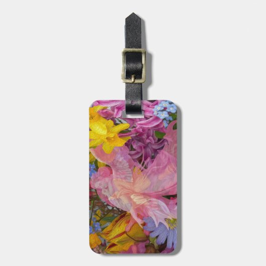 Étiquette À Bagage Amour d'ange (Devant Vertical)