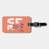 Étiquette À Bagage Amour de Donut (Devant horizontal)