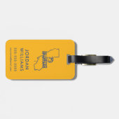 Étiquette À Bagage Amour de Spartans d'état de San Jose (Dos horizontal)