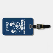 Étiquette À Bagage Amour devenant plus profonde (plongée à l'air) (Devant horizontal)