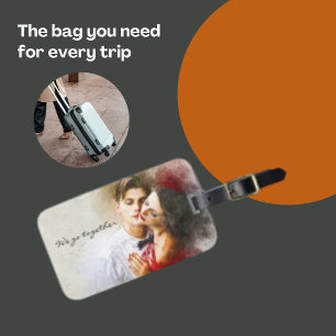 Étiquette À Bagage Amour Moderne Couple Tenderness Passion