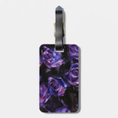 Étiquette À Bagage Amour romantique violet Valentine Parties scintill (Dos Vertical)