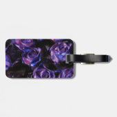 Étiquette À Bagage Amour romantique violet Valentine Parties scintill (Dos horizontal)
