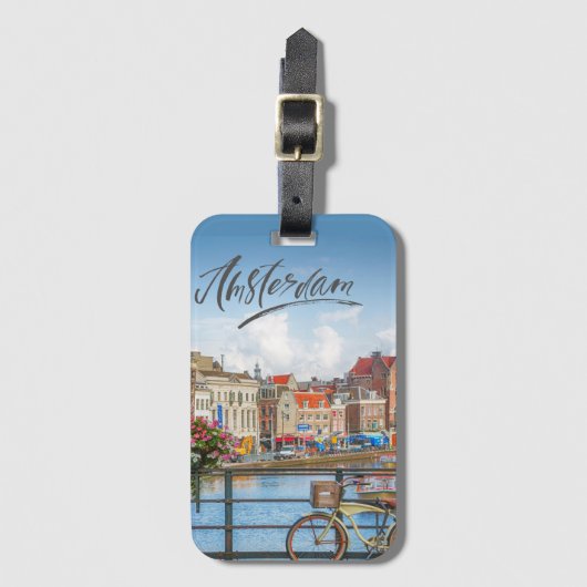 Étiquette À Bagage Amsterdam (Devant Vertical)