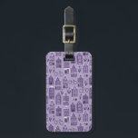 Étiquette À Bagage Amsterdam Dutch Houses Tulips Vélos Motif violet<br><div class="desc">Décorez votre cuisine avec cette étiquette de sac géniale. Fait un grand cadeau pour un voyageur! Vous pouvez le customiser et ajouter du texte à l'arrière aussi, ou votre monogramme à l'avant. N'oubliez pas de jeter un oeil à toutes les options de couleur. Consultez ma boutique pour trouver beaucoup plus...</div>