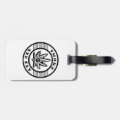 Étiquette À Bagage Amsterdam smoke and fly (Dos horizontal)