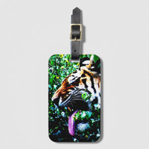 Étiquette À Bagage Amur Tiger