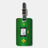 Étiquette À Bagage Amusant faux gamepad console retro gaming (Devant Vertical)