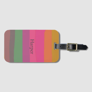 Étiquette À Bagage Amusant Joli Cool brillant Filles colorées