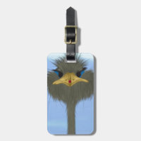 Amusant Ostrich George Et Mignonne Ladybug