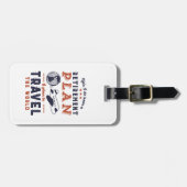 Étiquette À Bagage Amusant Régime de retraite à la retraite Aventure  (Devant horizontal)