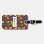 Étiquette À Bagage Amusants Camping Nature Motif à thème (Devant horizontal)