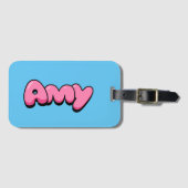 Étiquette À Bagage Amy (Devant Horizontal)