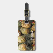 Étiquette À Bagage Ananas hawaïen (Devant Vertical)