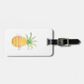 Étiquette À Bagage Ananas personnalisé (Devant horizontal)