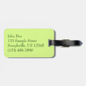 Étiquette À Bagage Ananas sauvage Fruit tropical dans la nature (Dos horizontal)