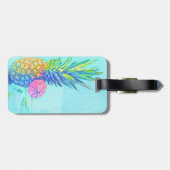 Étiquette À Bagage Ananas Tropical (Dos horizontal)